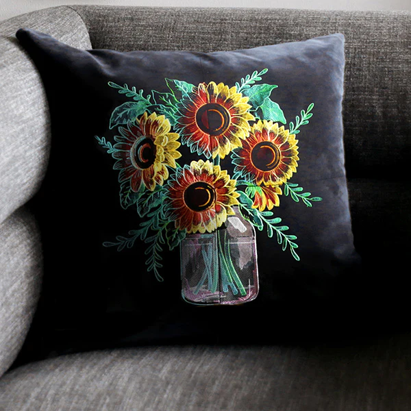 A Four Panel Sunflower Bouquet Design Pack - Image 15