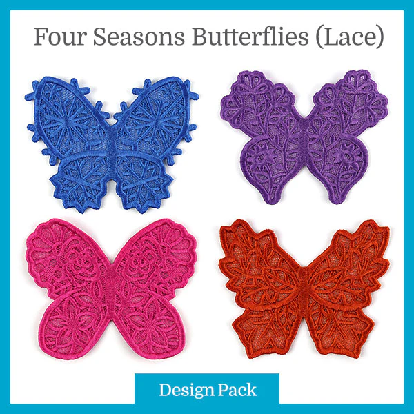 A Four Seasons Butterflies (Lace) Design Pack - Image 3