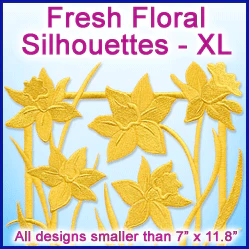 A Fresh Floral Silhouettes Design Pack - Image 2