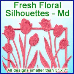 A Fresh Floral Silhouettes Design Pack - Image 4