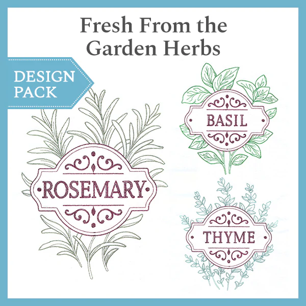 A Fresh From the Garden Herbs Design Pack - Image 4