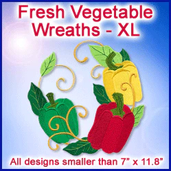 A Fresh Vegetable Wreaths Design Pack - Image 2