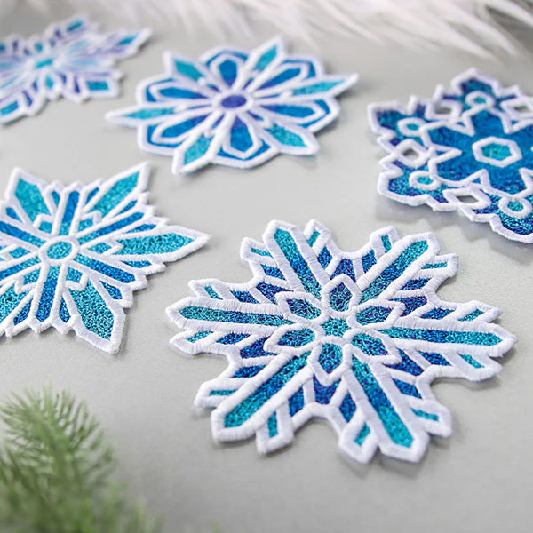 A Frosted & Fancy Snowflake (Lace) Design Pack - Image 33