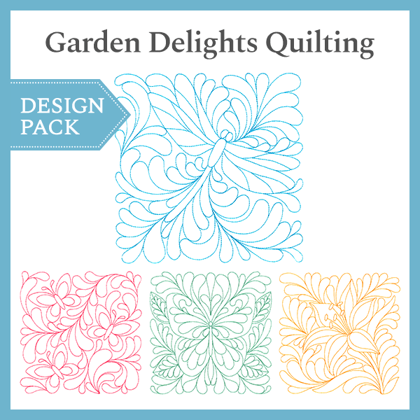 A Garden Delights Quilting Design Pack - Image 3