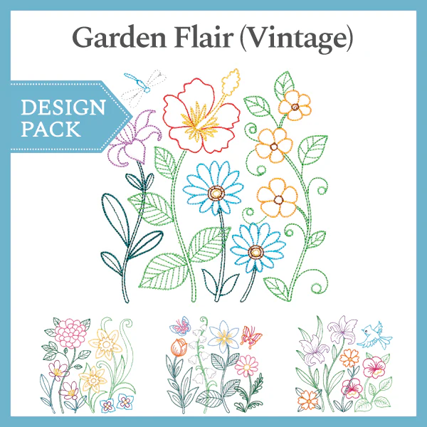 A Garden Flair (Vintage) Design Pack - Image 3