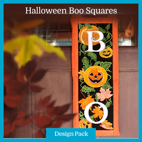 A Halloween Boo Squares Design Pack - Image 5