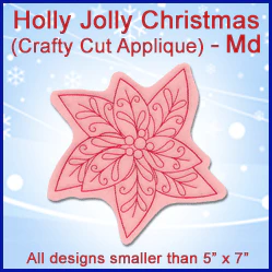 A Holly Jolly Christmas (Crafty Cut Applique) Design Pack - Image 2