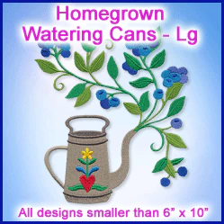 A Homegrown Watering Cans Design Pack - Image 2