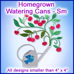 A Homegrown Watering Cans Design Pack - Image 4