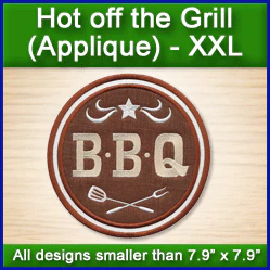 A Hot Off the Grill (Applique) Design Pack - Image 6