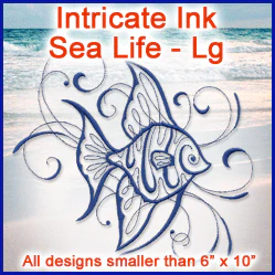 A Intricate Ink Sea Life Design Pack - Image 2