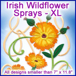 A Irish Wildflower Sprays Design Pack