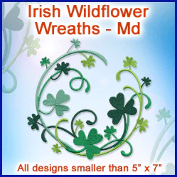 A Irish Wildflower Wreaths Design Pack - Image 4
