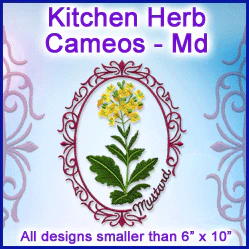 A Kitchen Herb Cameos Design Pack - Image 2