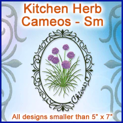 A Kitchen Herb Cameos Design Pack - Image 3