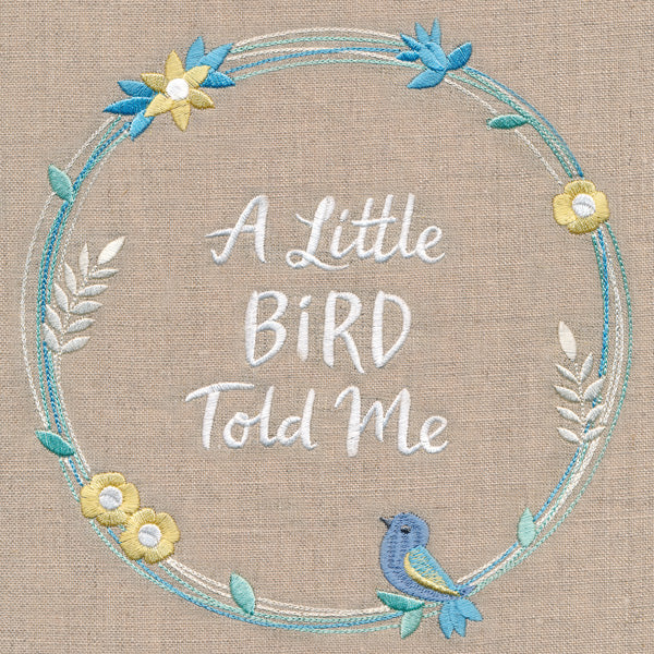 A Little Bird Told Me Wildflower Wreath - Image 2