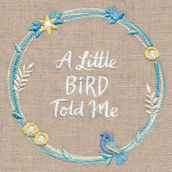 A Little Bird Told Me Wildflower Wreath - Image 5
