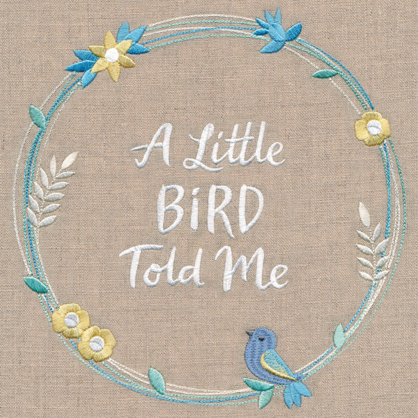 A Little Bird Told Me Wildflower Wreath - Image 6