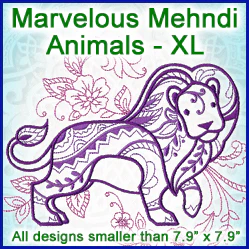 A Marvelous Mehndi Animals Design Pack - Image 2