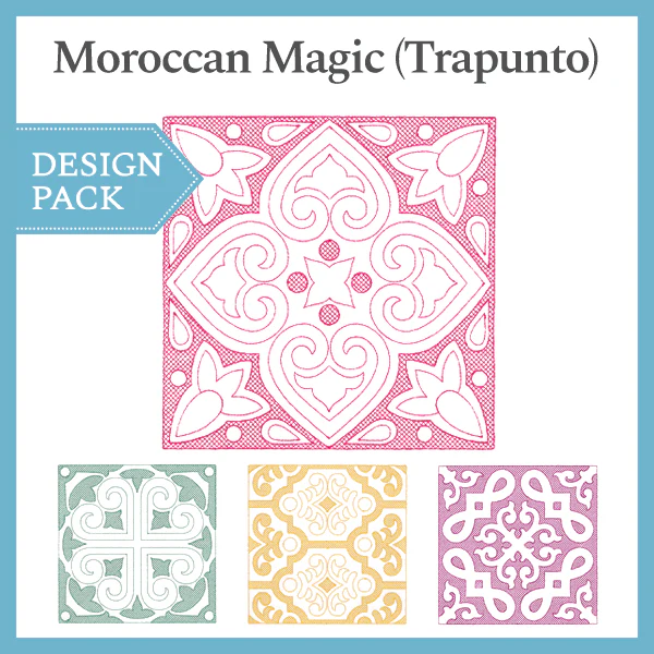 A Moroccan Magic (Trapunto) Design Pack - Image 2