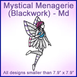 A Mystical Menagerie (Blackwork) Design Pack - Image 3
