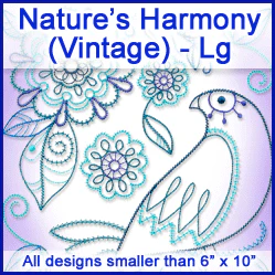 A Nature's Harmony (Vintage) Design Pack - Image 3