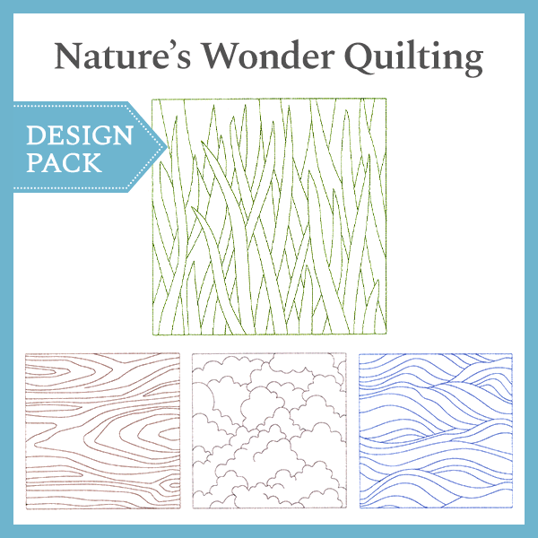 A Nature's Wonders Quilting Design Pack - Image 5