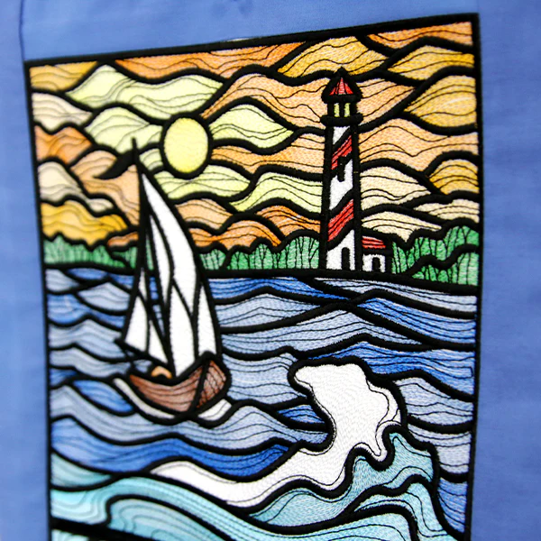 A Nautical Stained Glass Square Design Pack - Image 3