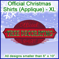 A Official Christmas Shirts (Applique) Design Pack - Image 2