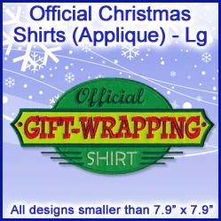 A Official Christmas Shirts (Applique) Design Pack - Image 3