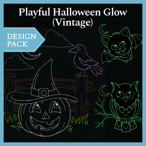 A Playful Halloween Glow (Vintage) Design Pack - Image 5