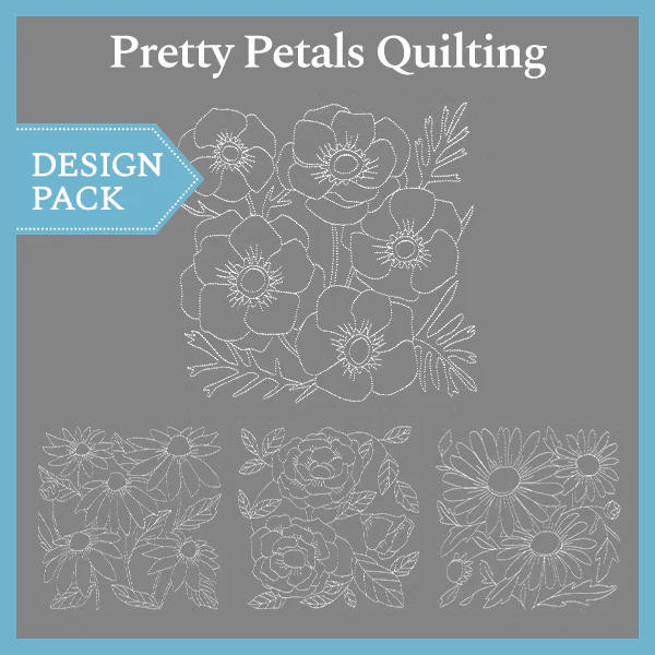 A Pretty Petals Quilting Design Pack - Image 2