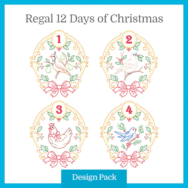 A Regal 12 Days of Christmas (Vintage) Design Pack - Image 2