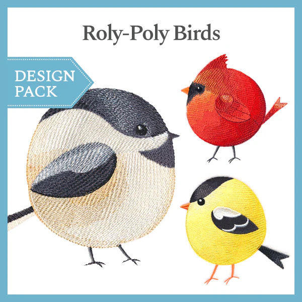 A Roly-Poly Birds Design Pack - Image 2