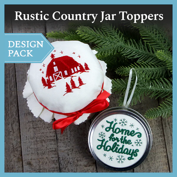 A Rustic Country Jar Topper Design Pack - Image 2
