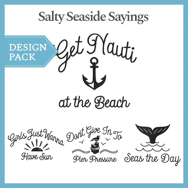 A Salty Seaside Sayings Design Pack - Image 2