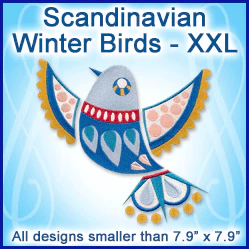 A Scandinavian Winter Birds Design Pack