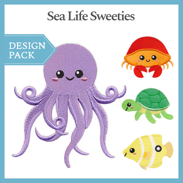 A Sea Life Sweeties Design Pack - Image 3
