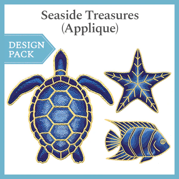 A Seaside Treasures (Applique) Design Pack - Image 3