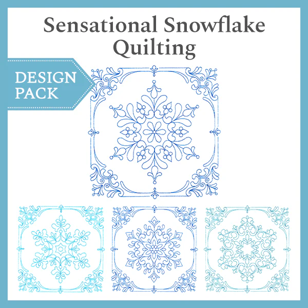 A Sensational Snowflake Quilting Design Pack - Image 3