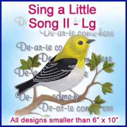 A Sing a Little Song II Design Pack - Image 3