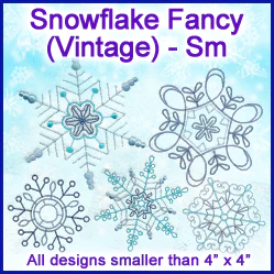 A Snowflake Fancy (Vintage) Design Pack - Image 3