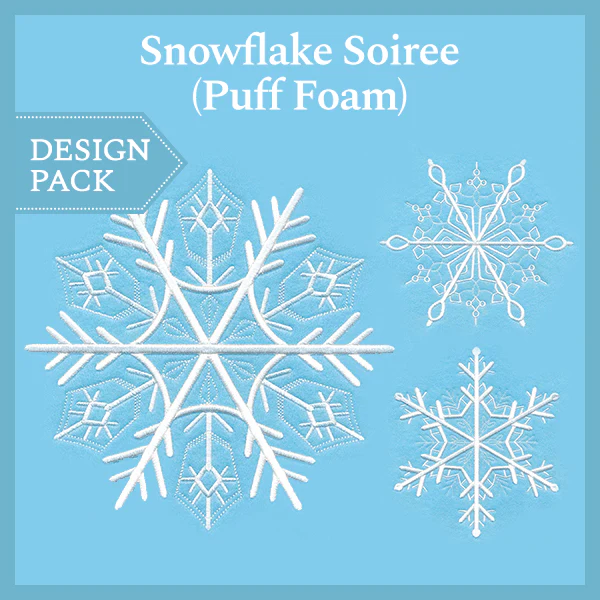 A Snowflake Soiree (Puff Foam) Design Pack - Image 3