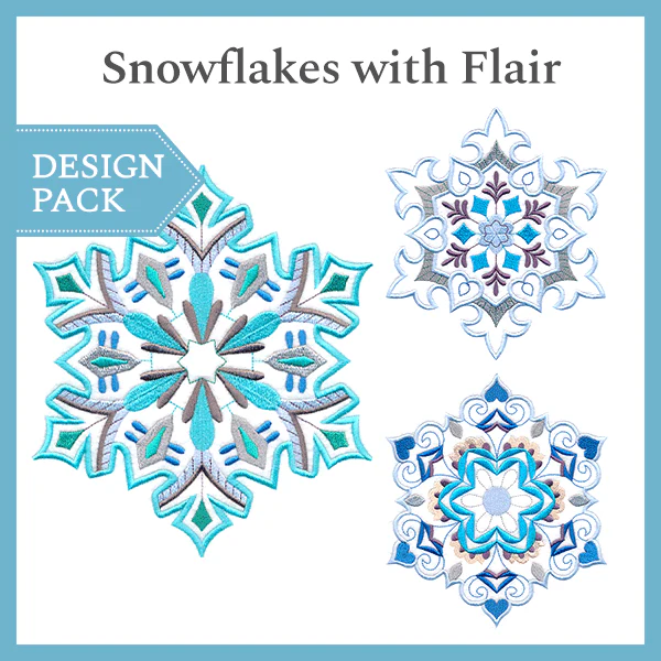 A Snowflakes with Flair Design Pack - Image 5