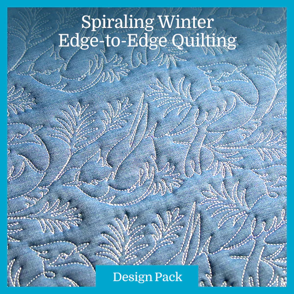 A Spiraling Winter (Edge-to-Edge Quilting) Design Pack - Image 4