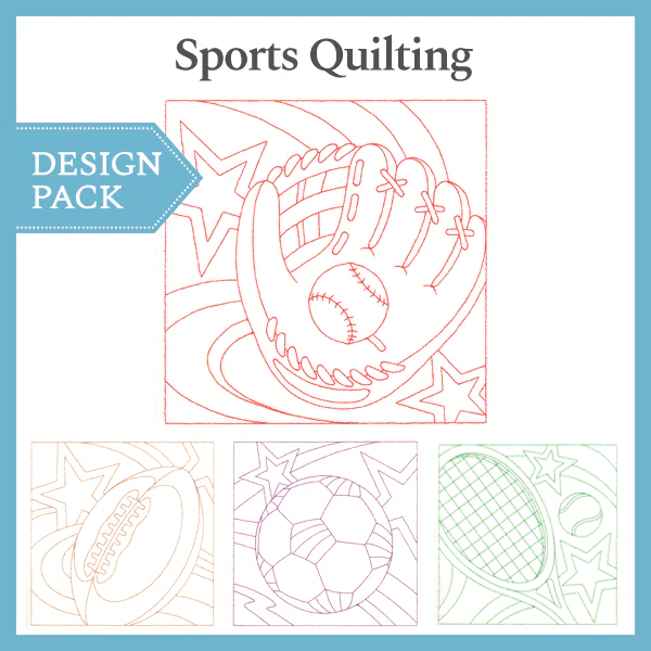 A Sports Quilting Design Pack - Image 5