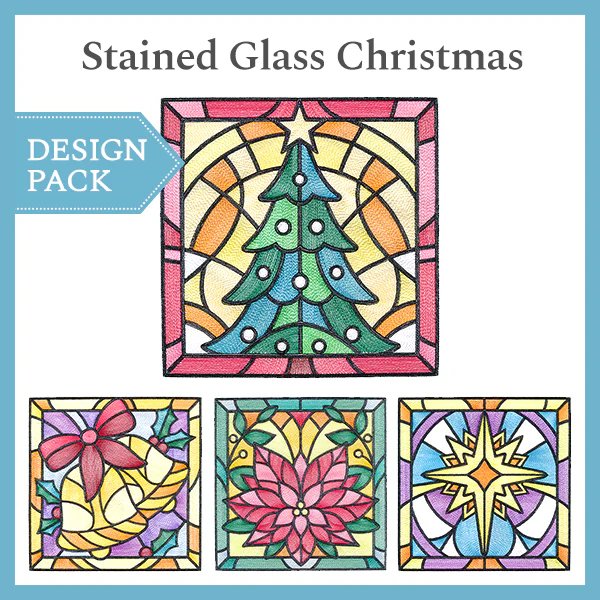 A Stained Glass Christmas Design Pack - Image 7