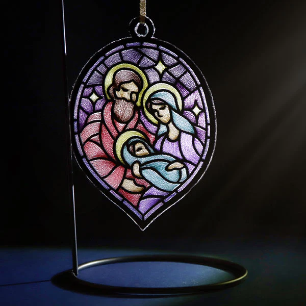 A Stained Glass Nativity Ornament Design Pack -  Lg - Image 2