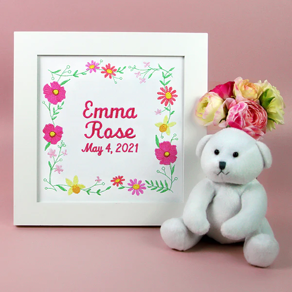 A Stitch of Blooms Square Wreath - Image 6