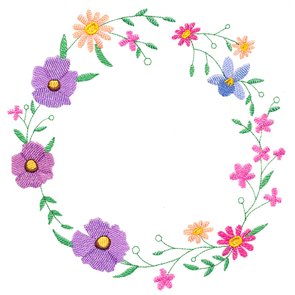 A Stitch of Blooms Wreath - Image 6